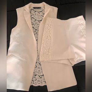 Zara vest and bottom size XS